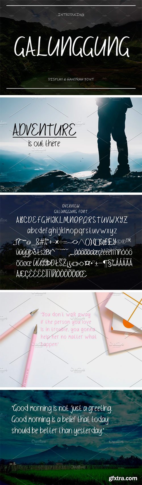 CM - Galunggung // Display & Handraw Font 2982570