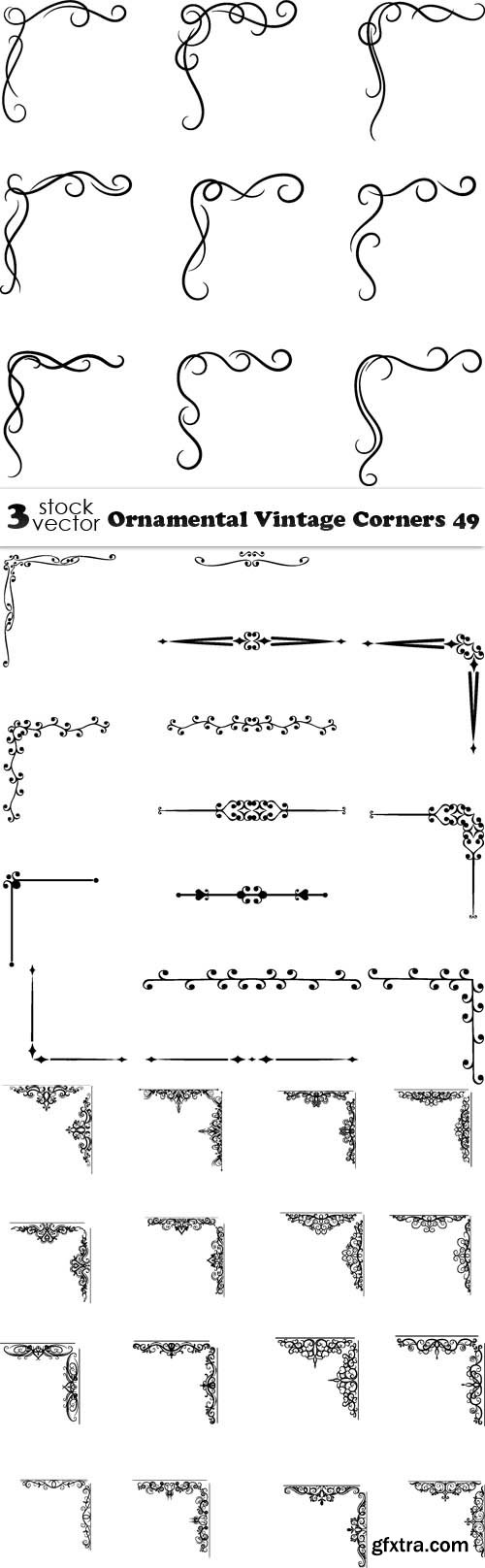 Vectors - Ornamental Vintage Corners 49