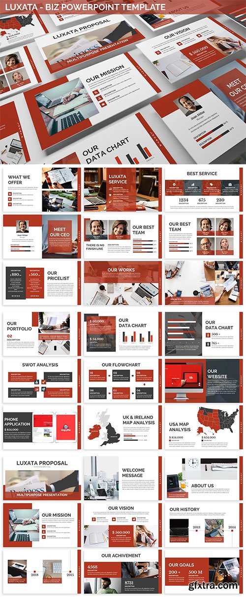 Luxata - Biz Powerpoint Presentation Template