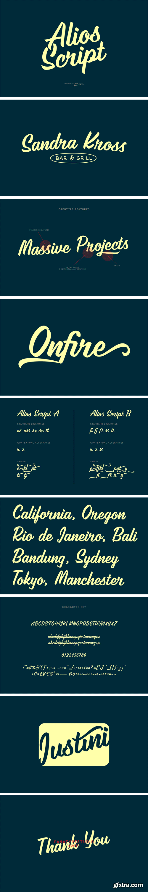 CM - Alios Script Font 3450956