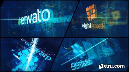 VideoHive 22799071 High Tech Logo V09 Electric Glitch