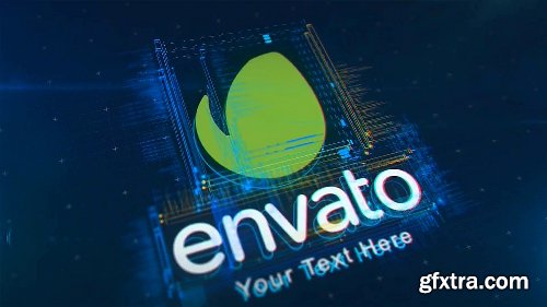 VideoHive 22732228 High Tech Logo V08 Glitch Reveal