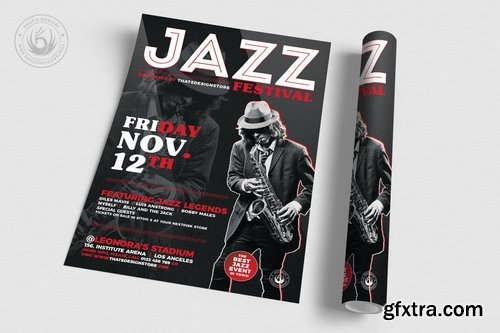 Jazz Festival Flyer Template V3