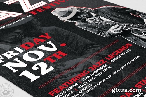 Jazz Festival Flyer Template V3