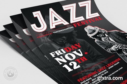 Jazz Festival Flyer Template V3