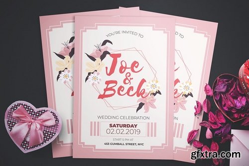 Wedding Invitation Flyer