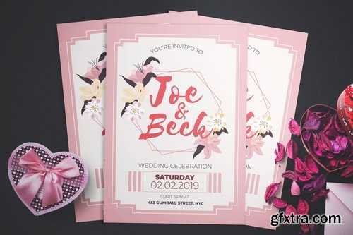 Wedding Invitation Flyer