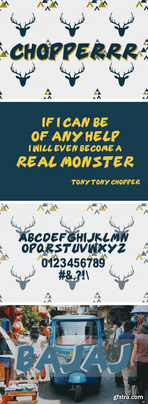 Chopperrr Font