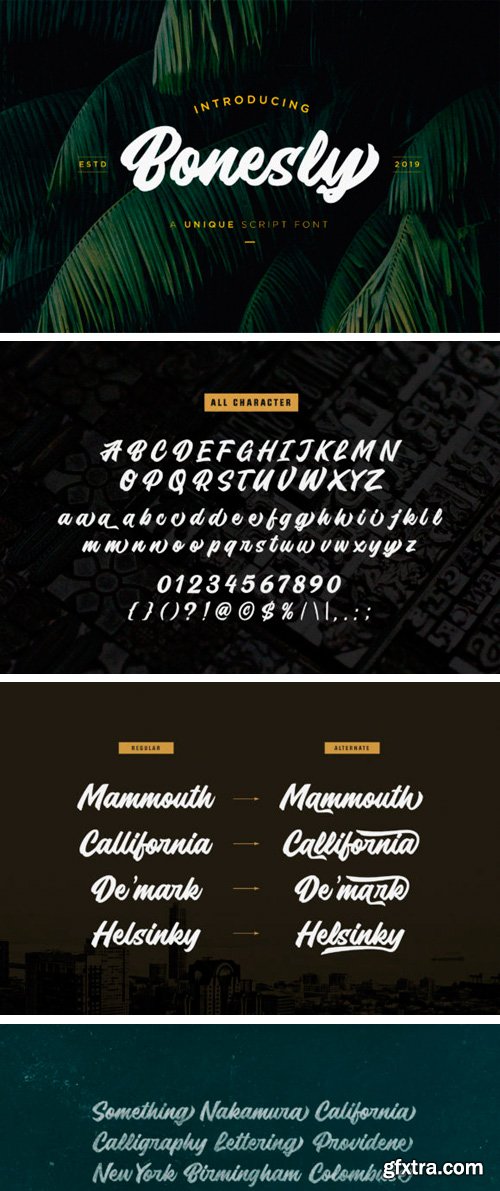 Bonesly Font