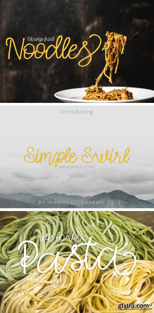 Simple Swirl Font Family