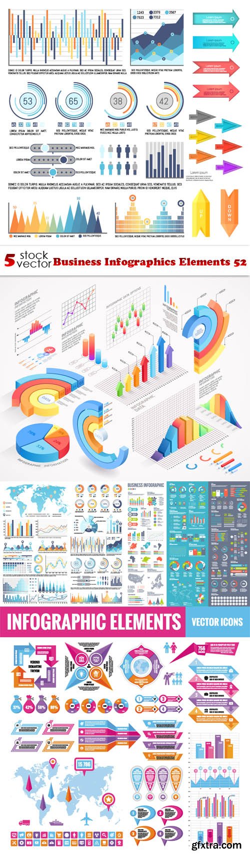 Vectors - Business Infographics Elements 52