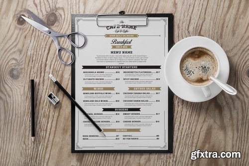 Vintage Cafe & Cofee Menu