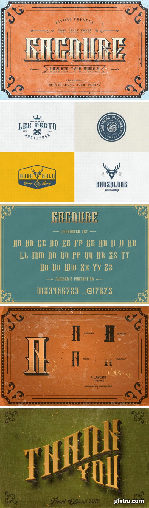 Gacoure Font Family