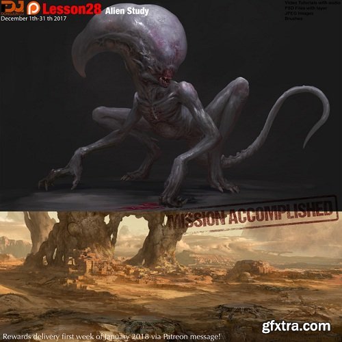 Gumroad - Lu Dongjun - Lesson 28 Alien Study