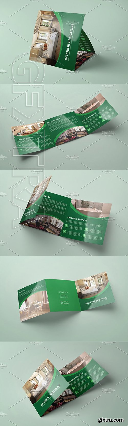 CreativeMarket - Square Interior Brochure - V826 3017049