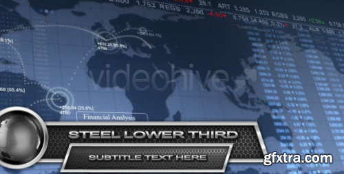 VideoHive Steel Lower Third HD 2342740