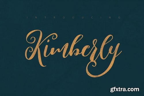 CM - Kimberly Script Font 3441895