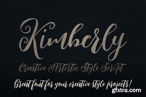 CM - Kimberly Script Font 3441895