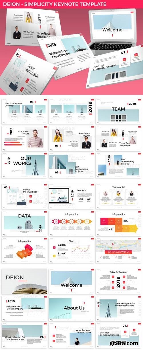 Deion - Simplicity Keynote Template