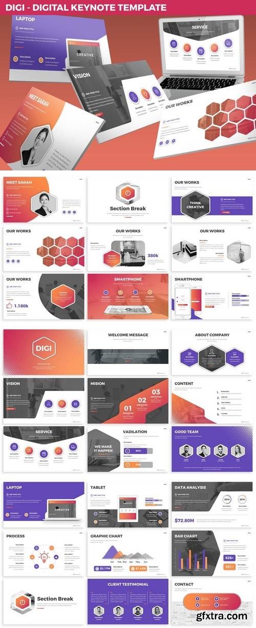 Digi - Digital Keynote Template