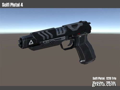 Scifi Weapon Series: Pistols