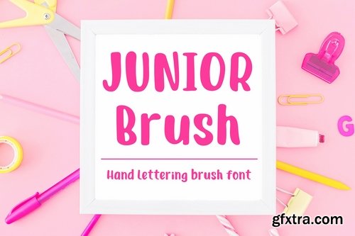 CM - Junior Brush - Handwritten BrushFont 3461113