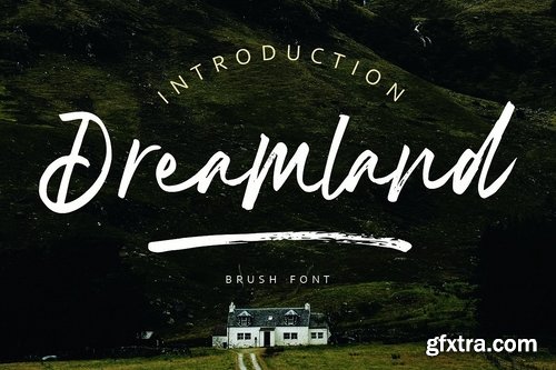 CM - Dreamland Brush Font 2924564