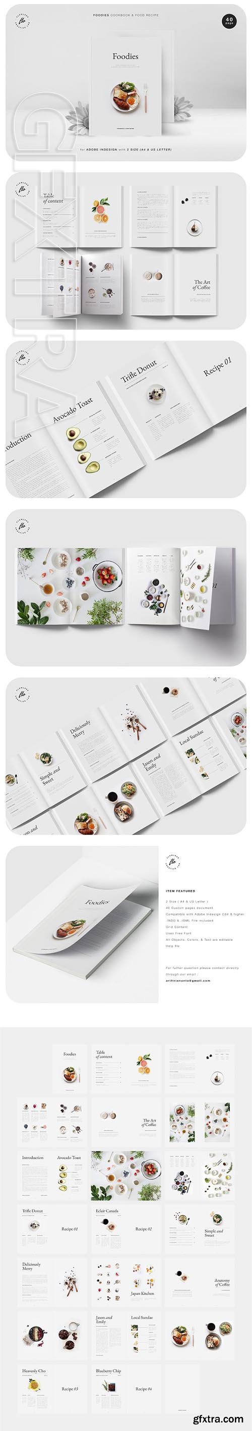 CreativeMarket - FOODIES Cookbook & Food Recipe 3417813