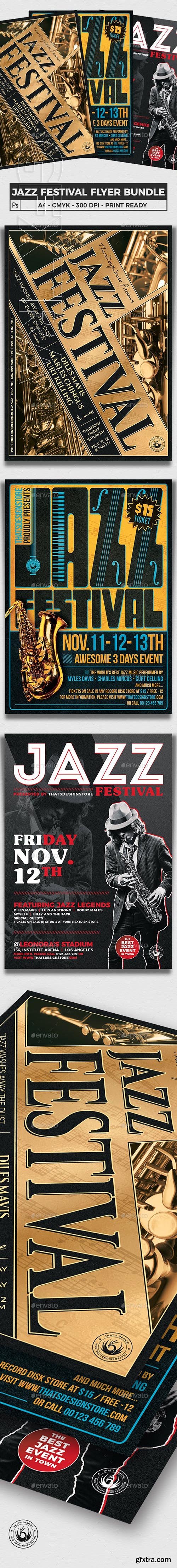 Jazz Festival Flyer Bundle V1