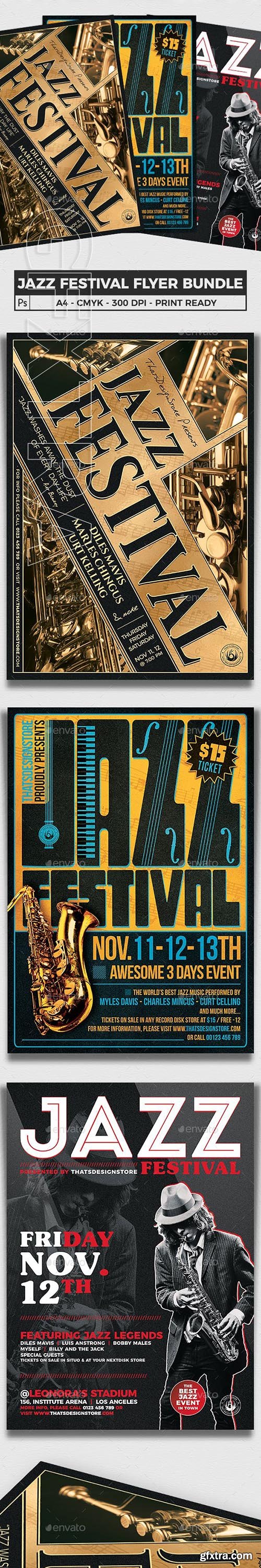 Jazz Festival Flyer Bundle V1