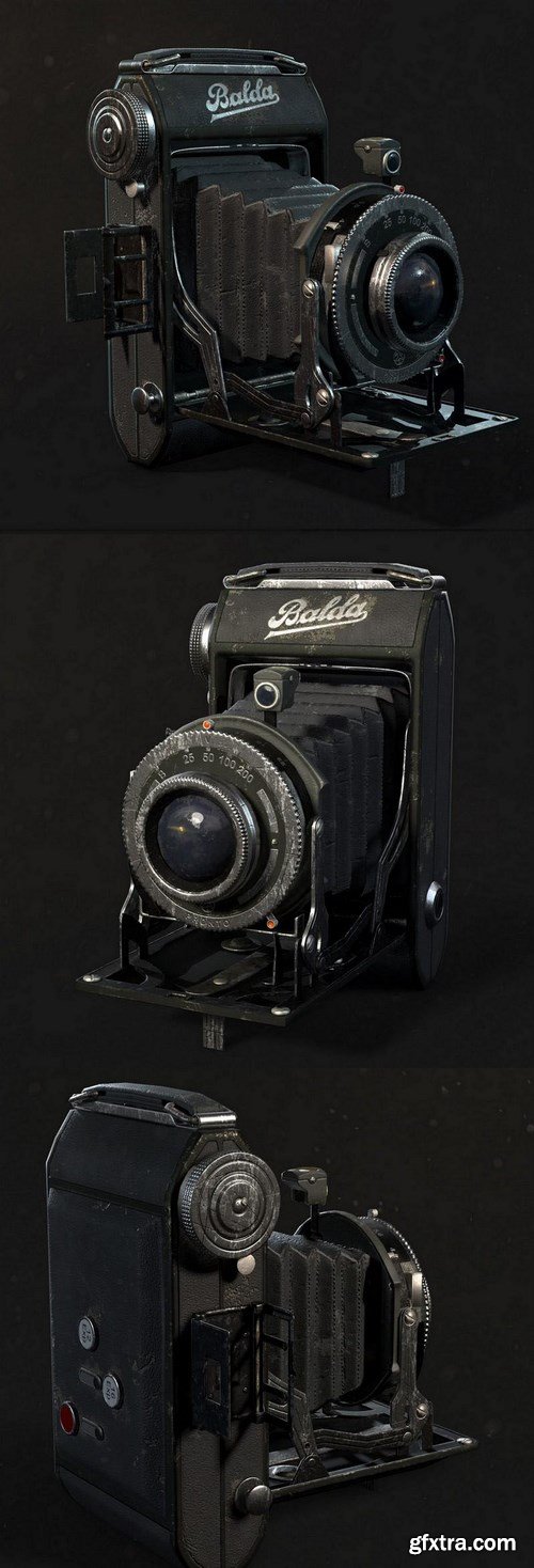 Baldafix Folding Camera – 3D Model