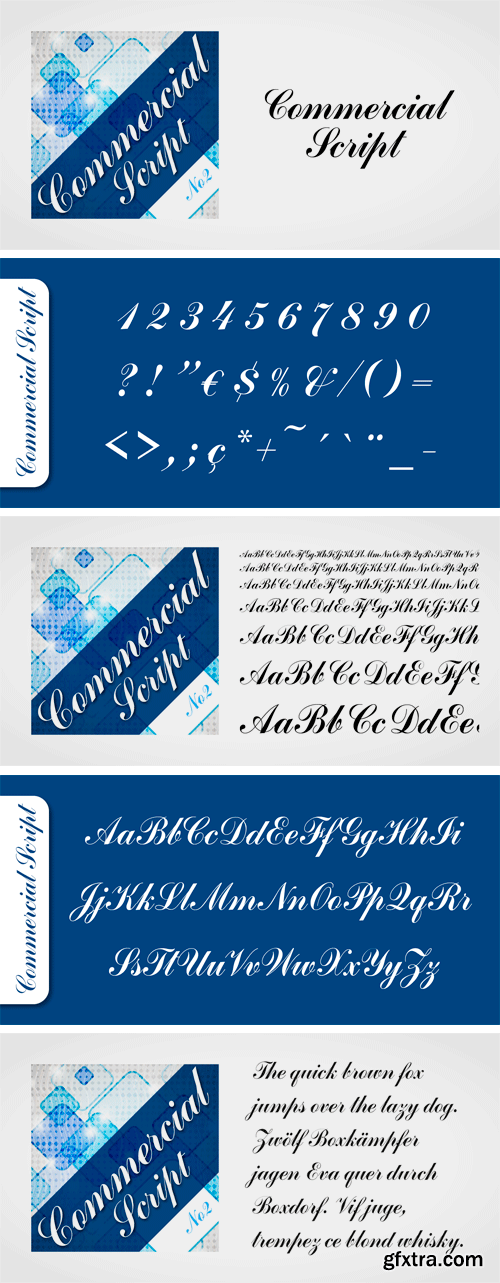 Commercial Script No2 Font