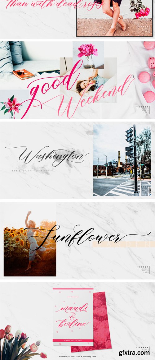 Correa Script Font