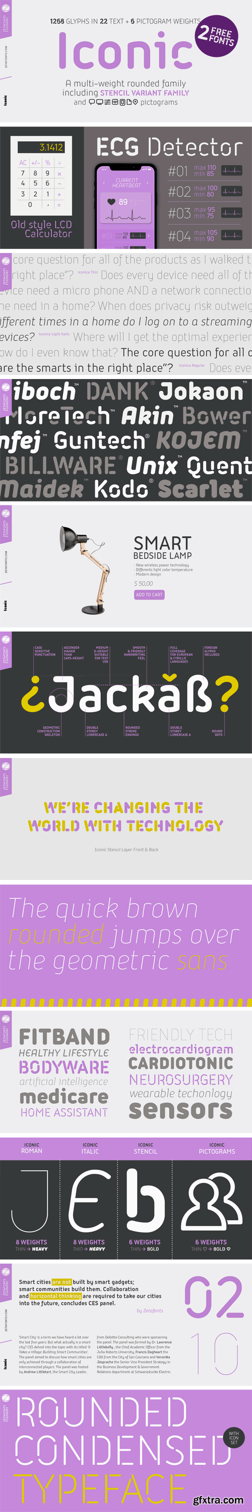 Iconic Font Family