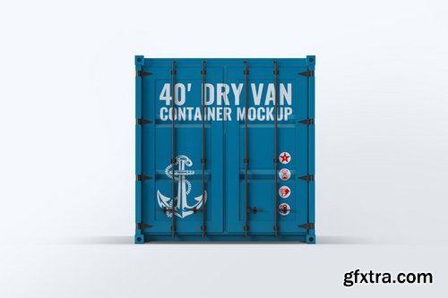 40ft Dry Van Container Mock-up