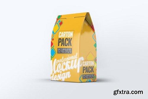 Carton Box Pack Mock-Up