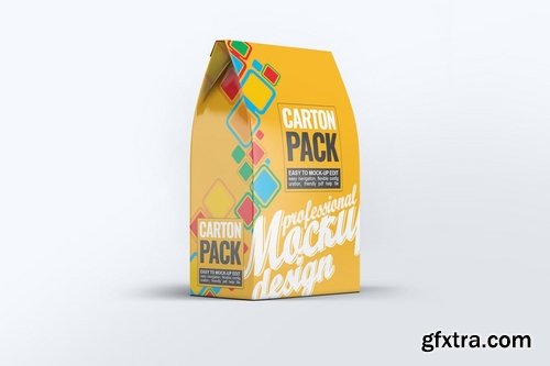 Carton Box Pack Mock-Up