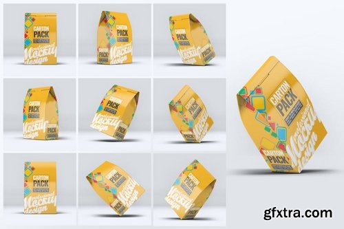 Carton Box Pack Mock-Up