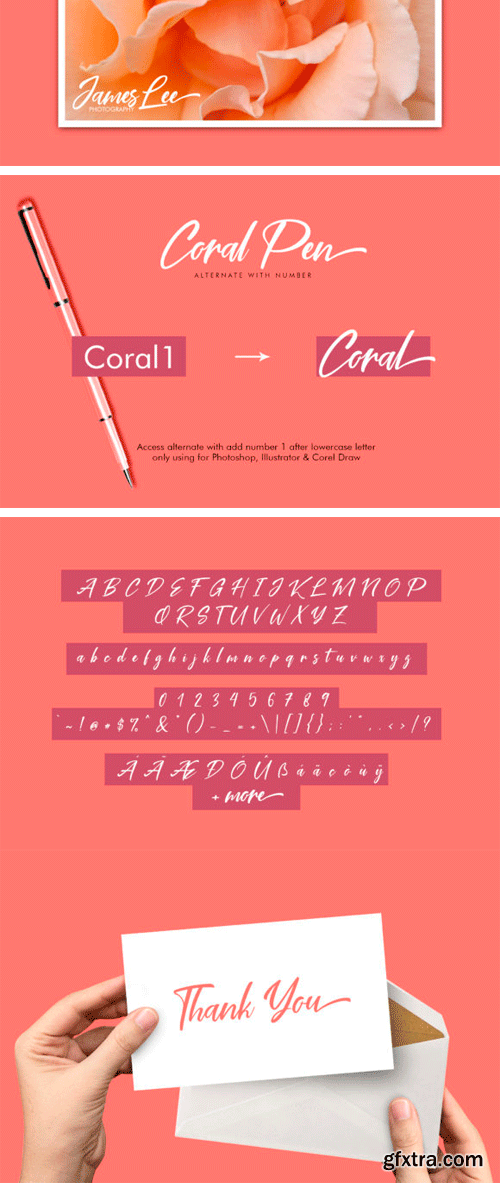 Coral Pen Script Font