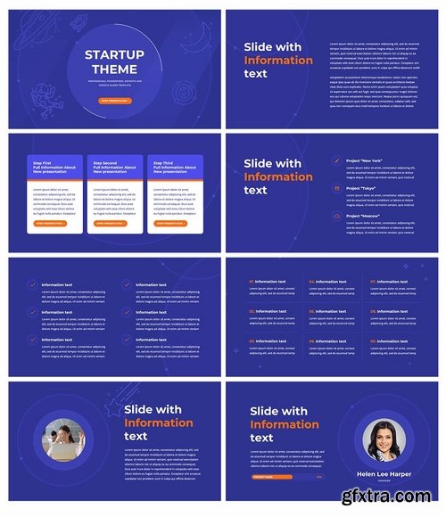 Startup Theme for - Powerpoint Keynote and Google Slides Templates