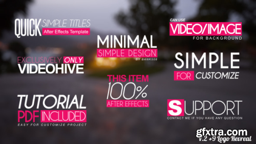 VideoHive Quick Simple Title Openers 653193