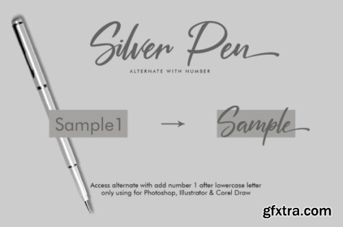 Silver Pen Script