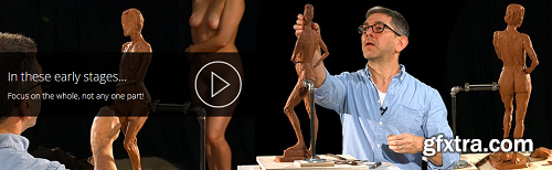 Figure Sculpting in Clay: Part 2 – Adding Volume with David Simon