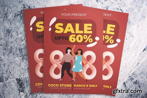 Women\'s Day Sale Flyer