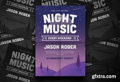 Night Music Flyer