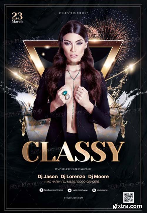 Classy V1 2019 PSD Flyer Template