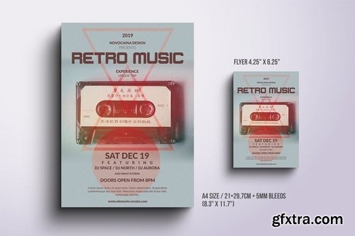 Retro Music Poster & Flyer