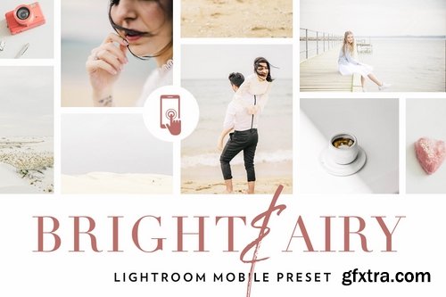 Bright and airy Lightroom Mobile Preset