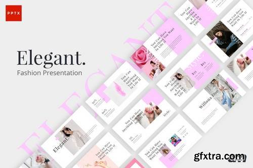 Elegant Fashion - Powerpoint, Keynote, Google Sliders Templates