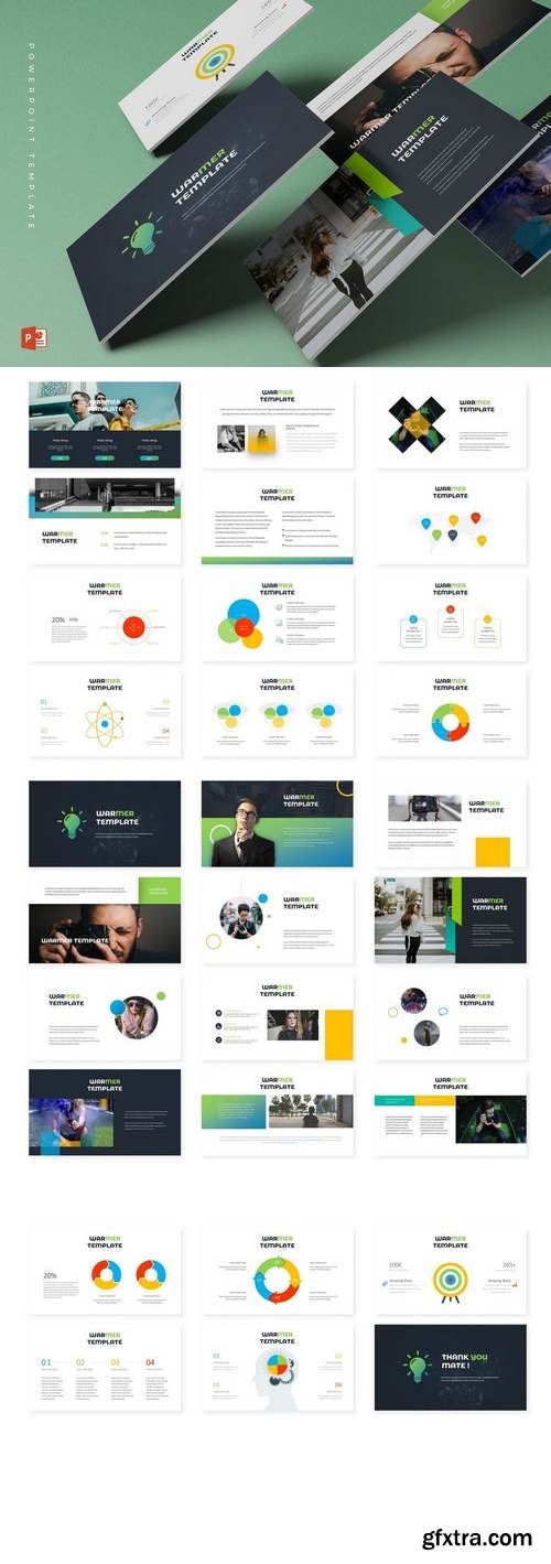 Warmer - Powerpoint, Keynote, Google Sliders Templates